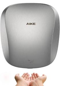 lot 38333 image: AIKE AK2903 Heavy Duty Commercial Hand Dryer with Hepa Filter Brushed Stainless Steel Finish UL Approved 120V 1400W