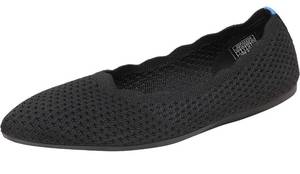 lot 38336 image: DREAM PAIRS Flats Ballet Comfortable Dressy Work Pointed Toe Knit Foldable Flats Shoes - Size 11