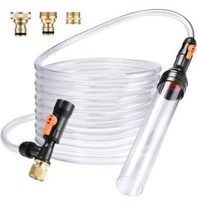 lot 38342 image: enomol Gravel Vacuum for Aquarium Water Changer Fish Tank Cleaning Tools,Siphon Universal Quick Pump Aquarium Water Changing