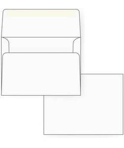 lot 38348 image: A2 Invitation Envelopes (4 38 x 5 34) - 60lb. White (1000 Qty.)