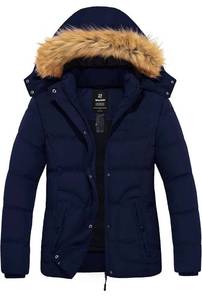 lot 38361 image: Wantdo Womens Hooded Winter Coat Thicken Quilted Puffer Jacket Warm Parka - Size XL