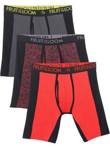 lot 38377 image: Fruit of the Loom Mens Breathable Boxer Briefs - Size Small