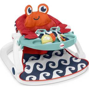 lot 38379 image: Fisher-Price Sit-Me-Up Floor Seat with Tray Crab, Infant Chair