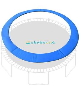 lot 42131 image: SkyBound Universal Replacement Trampoline Safety Pad - Spring Cover Fits 8ft 10ft 12ft 14ft 15ft Frames - Comfortable, Long Lasting, and Water-Resistant