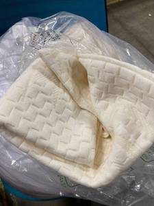 lot 42150 image: Body Pillow With Cream Colored Cover