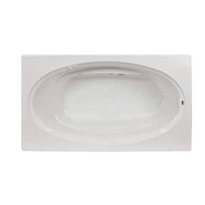 lot 8337 image: Jacuzzi J4D7242WRL1XXW WRL 1XX 72-Inch x 42-Inch Signature Drop in Whirlpool Bathtub with 6 Jets, Air Controls, Right Drain and Left Pump