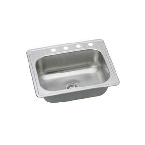 lot 8362 image: Proflo Pfsr252284a Bealeton 25 Drop In Single Basin Stainless Steel Kitchen Sink -