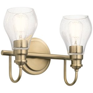 lot 8477 image: Kichler Greenbrier Vanity Light Classic Bronze