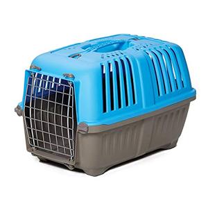 lot 42455 image: Pet Carrier Hard-Sided Dog Carrier, Cat Carrier, Small Animal Carrier, Blue