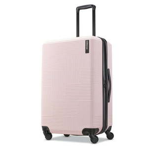 lot 42456 image: American Tourister,Stratum XLT 24in. Spinner, Petal Pink