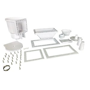 lot 42492 image: Jed Pool Tools 45-430 Wide Mouth Thru-The-Wall Skimmer, White