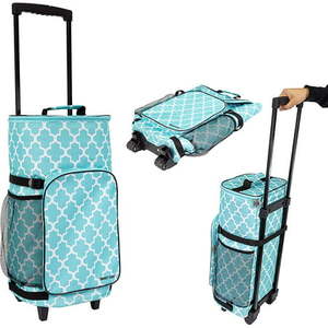 lot 42496 image: Dvest products Ultra Compact Smart Cart Cooler, Moroccan Tile