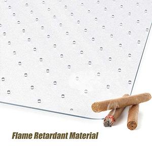 lot 42522 image: Kuyal Office Chair Mat for Carpets,Clear, 30 x 48inches Rectangle