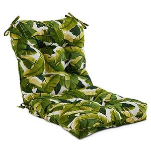 lot 42562 image: Greendale Home Fashions Tropical Outdoor Seat Cushion