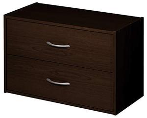 lot 42585 image: ClosetMaid Stackable 2-Drawer Horizontal Organizer