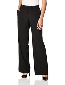 lot 42604 image: Calvin Klein Women Classic Fit Straight Leg Suit Pants, Black, 6