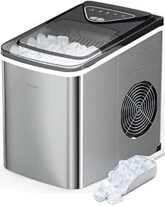 lot 42613 image: Silonn Ice Makers Countertop,26lbs,Silver