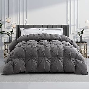 lot 42616 image: WENERSI Feather Down Comforter Cal King,Grey
