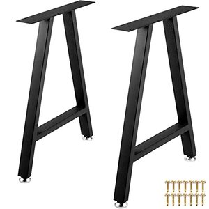 lot 42637 image: VEVOR Metal Table Legs A-Shaped Desk Legs,Set of 2