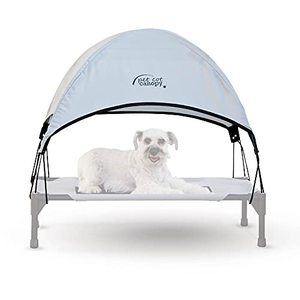 lot 42653 image: K&H PET PRODUCTS Pet Cot Canopy,Gray, Medium