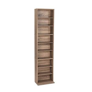 lot 42667 image: Atlantic Herrin Media Storage Cabinet,Weathered Oak