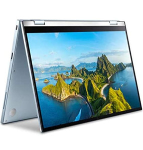 lot 42680 image: Asus Chromebook Flip Model C433 2 in 1 Laptop, 14in.Touchscreen FHD NanoEdge Display, Intel Core m3-8100Y Processor, 8GB RAM, 64GB eMMC Storage, Backlit Keyboard, Silver, Chrome OS, C433TA-AS384T