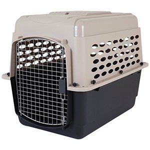 lot 42682 image: Petmate Vari Kennel Heavy-Duty Dog Travel Crate,30-50 lb, TaupeBlack