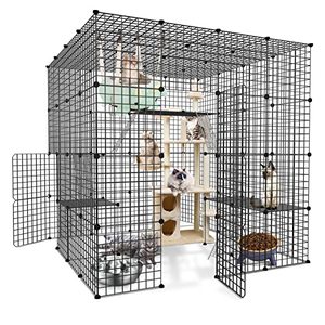 lot 42714 image: DIY Large Cat Indoor Cage