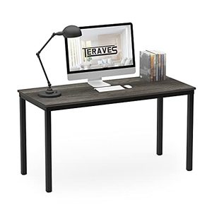 lot 26802 image: Teraves Computer DeskDining Table Office Desk Sturdy Writing Workstation for Home Office (39.37, Black Oak)