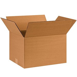 lot 26804 image: Partners Brand P161210 Corrugated Boxes, 16L x 12W x 10H, Kraft (Pack of 25)