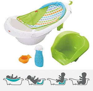 lot 26828 image: Fisher-Price 4-in-1 Sling n Seat Tub, Multicolor