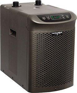 lot 26839 image: Active Aqua AACH10HP Water Chiller Cooling System, 110 HP, Rated per hour 1,020 BTU, User-Friendly, Black