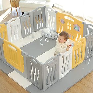 lot 27094 image: Foldable Baby playpen Baby Folding Play Pen Kids Activity Centre Safety Play Yard Home Indoor Outdoor New Pen