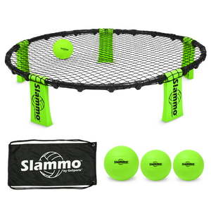 lot 27102 image: GoSports Slammo Outdoor Game Set - Includes 3 Balls Carrying Case and Rules