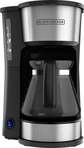 lot 27157 image: BlackDecker - 4-in-1 5-Cup Coffeemaker, Black