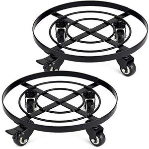 lot 27179 image: Patio Plant Trivet with Wheels to Easily Move Your Plant, Protect Your Patio from Damage, Protect Your Plant from Rot (2)