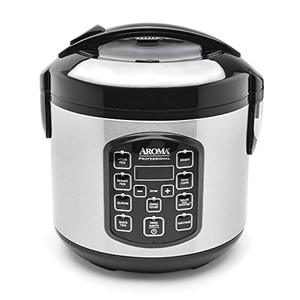 lot 28213 image: Aroma Housewares ARC-954SBD Rice Cooker, 4-Cup Uncooked 2.5 Quart, Professional Version