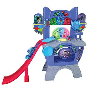 lot 28225 image: PJ Masks Saves The Day HQ 36-Inch Tall Interactive Playset with Lights and Sounds, by Just Play