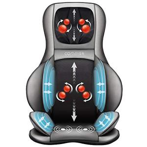 lot 28247 image: Comfier Shiatsu Neck & Back Massager 2D3D Kneading Full Back Massager with Heat & Adjustable Compression, Massage Chair Pad for Shoulder Neck and Back Full Body, Gifts for Men Dad Fathers Day Gifts
