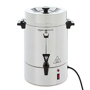 lot 28263 image: AmazonCommercial Coffee Urn, Aluminum  (60 Cups9 Liters)