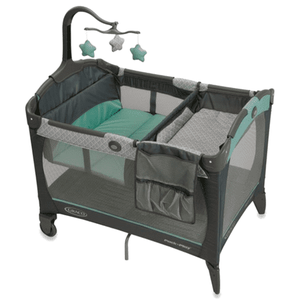 lot 28264 image: Graco Pack n Play Change n Carry Playard with Bassinet, Manor   (Factory sealed)