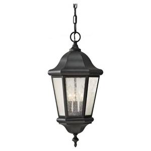 lot 28274 image: Feiss OL5911BK Martinsville 1-Light Outdoor Lantern