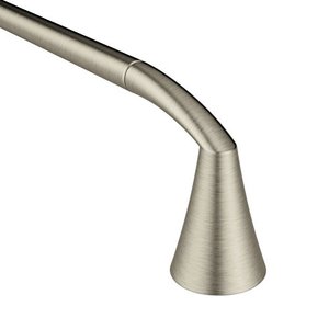 lot 28700 image: Moen YB2324BN Glyde 24-Inch Bathroom Towel Bar, Brushed Nickel