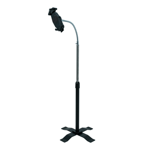 lot 28702 image: CTA Digital PAD-AFS Height-Adjustable Gooseneck Floor Stand for 7-13 Tablets