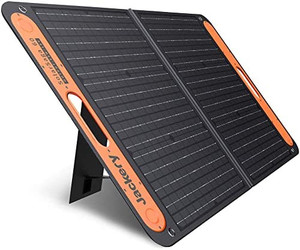 lot 28706 image: Jackery SolarSaga 60W Solar Panel for Explorer 160240500 as Portable Solar Generator, Portable Foldable Solar Charger for Summer Camping Van RV(Cant Charge Explorer 440 PowerPro)