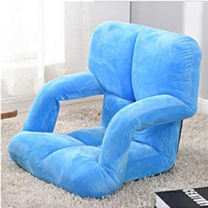 lot 28760 image: WSWQWL Folding Armchair for Apartment Dorm Small Small Sofa Bed