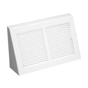 lot 53365 image: Continental Triangular Baseboard Grille Air Vent Covers - 30x6-Inch Opening & 6  x31 -Inch Overall