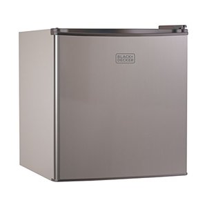 lot 53391 image: BLACKDECKER BCRK17V Compact Refrigerator Energy Star Single Door Mini Fridge with Freezer, 1.7 Cubic Ft., VCM