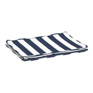 lot 53430 image: Arden Selections ProFoam 19 x 24 in Outdoor Plush Deep Seat Back Cover Sapphire Blue Cabana