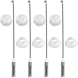 lot 56542 image: Updated W10780045 Washer Suspension Rod Kit by Funmit - Compatible with Whirlpool Kenmore Amana Maytag Washing Machine - Length in 26.7 (Package Includes 4 Suspension Rods and Ball Cups)